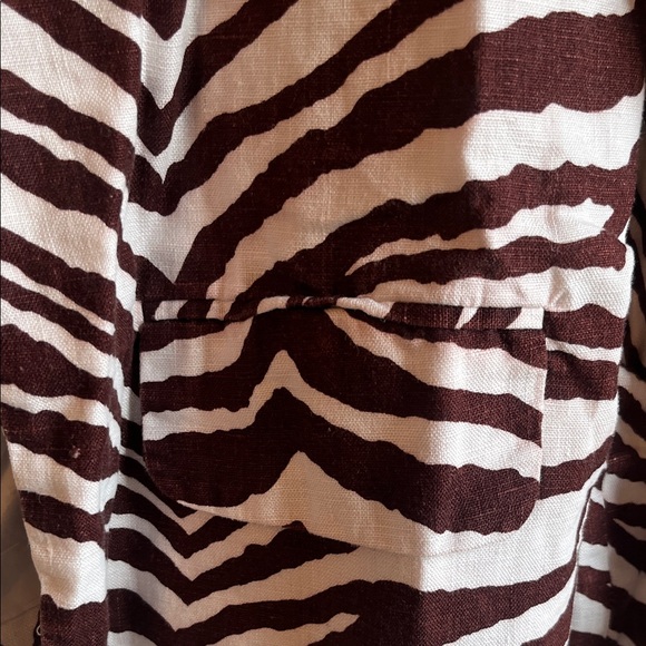 Transitions Zebra Print Blazer - Picture 4 of 7